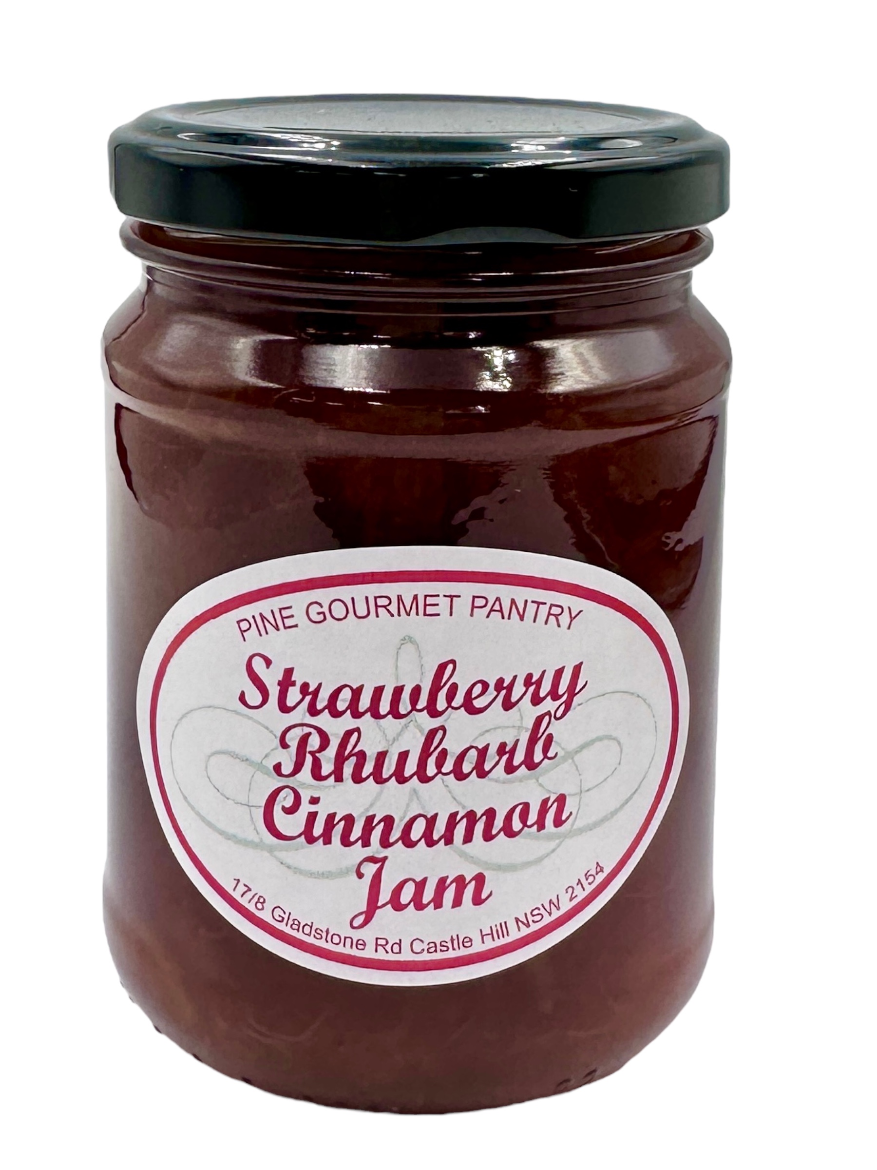Strawberry Rhubarb Cinnamon Jam